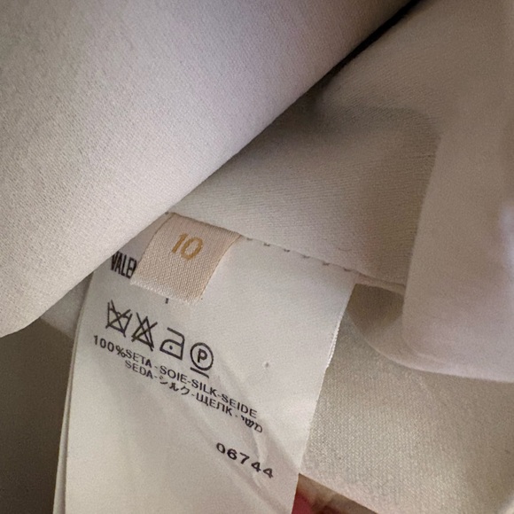 Valentino Black and White Polka Dot Trench Coat - Picture 8 of 9